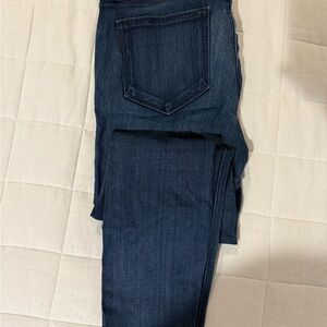 PAIGE Women's Dark Blue Skinny Jeans